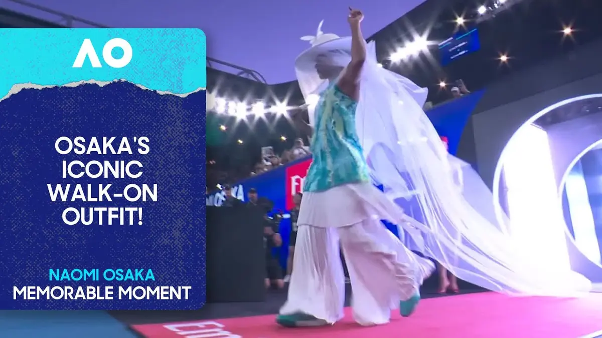 Naomi Osaka illumine Melbourne avec une entrée très remarquée... (vidéo)