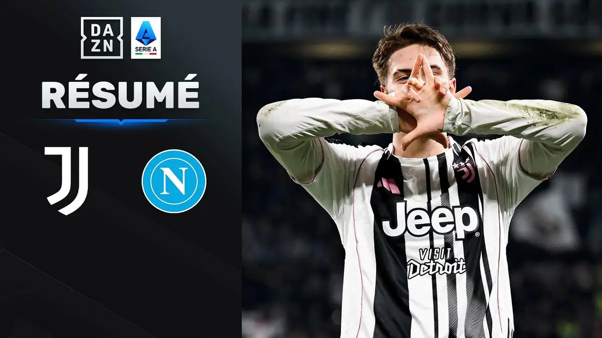 Juventus - Naples résumé vidéo du match. Victoire de la Juve (3 - 0)
