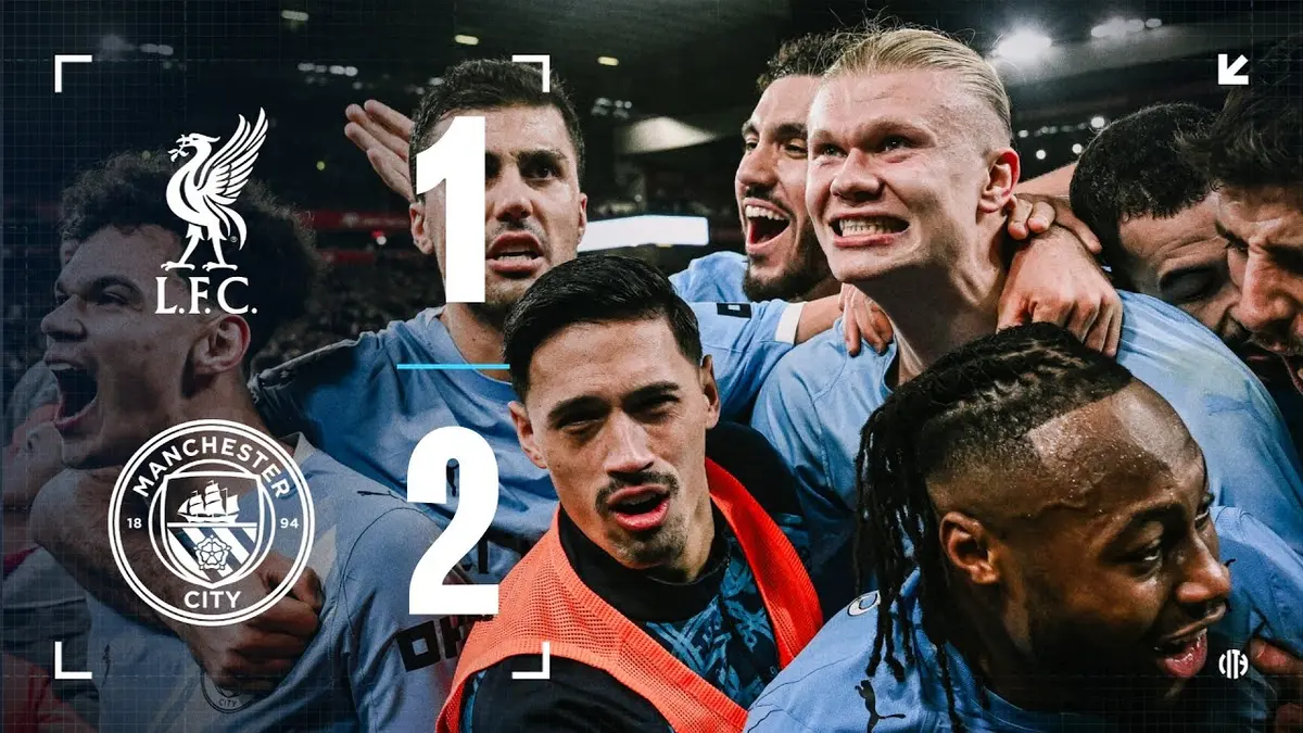 Liverpool - Manchester City résumé vidéo du match. Victoire de City (1 - 2)