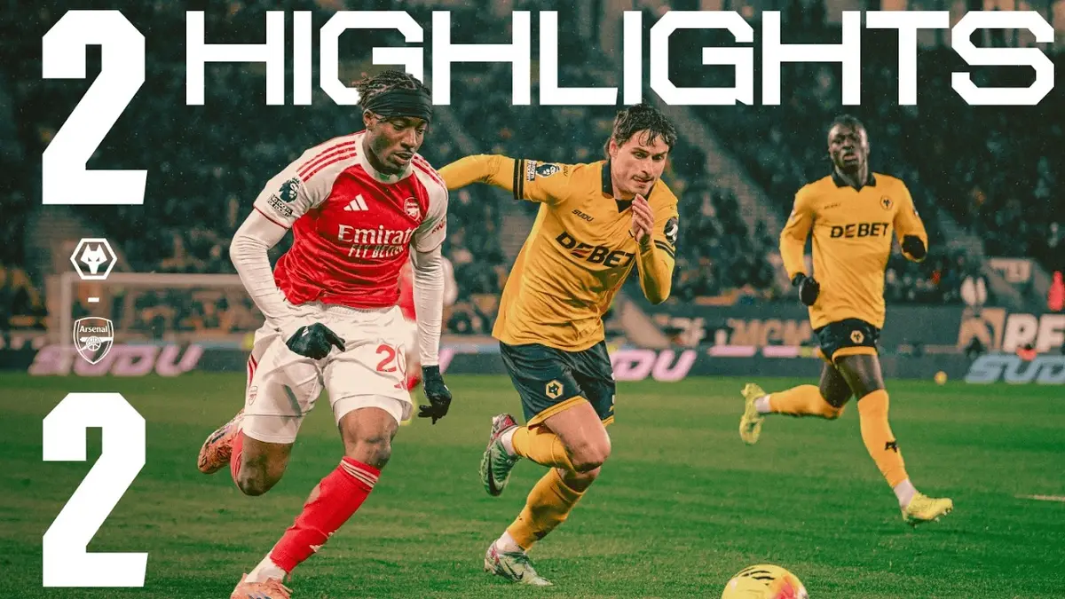 Wolverhampton – Arsenal résumé vidéo du match de Premier League