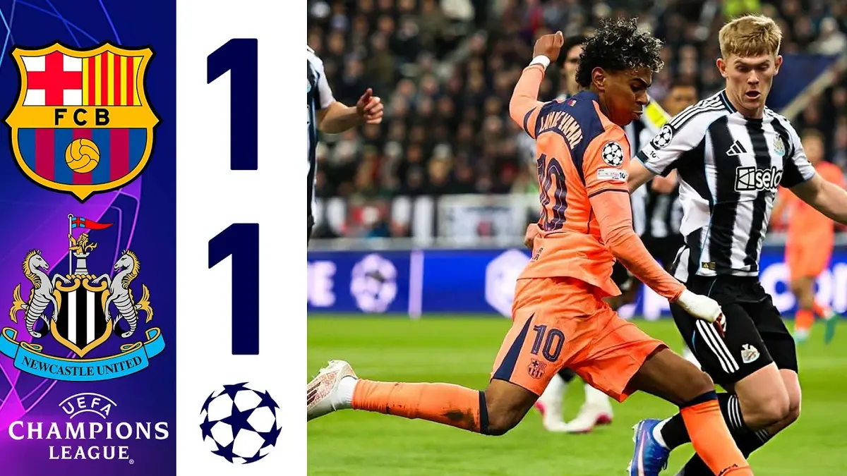 Newcastle – Barcelone : résumé vidéo du match de Champions League (10 mars 2026)