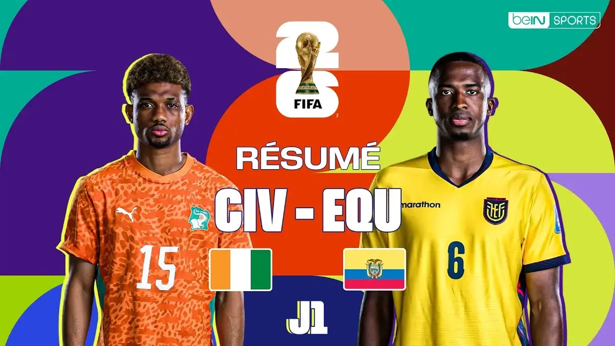 Côte d'Ivoire – Equateur : résumé vidéo du match de Coupe du Monde 2026 (J1)