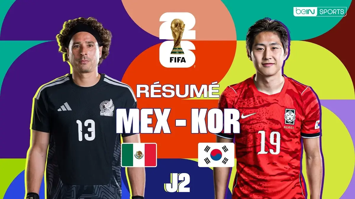Mexique - Corée du Sud : résumé vidéo du match de Coupe du Monde 2026 (J2)