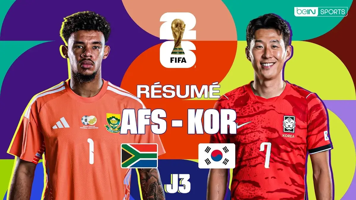 Afrique du Sud - Corée du Sud : résumé vidéo du match de Coupe du Monde 2026 (J3)