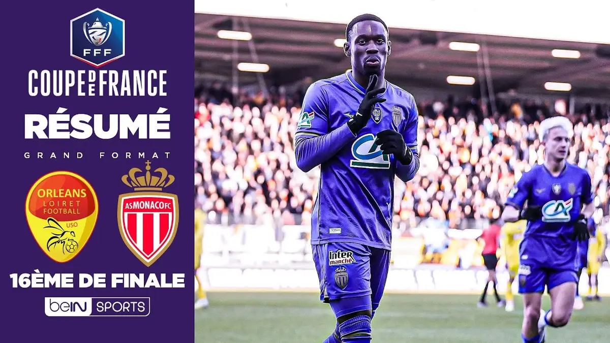 Coupe de France : Monaco s’en sort à 10, Toulouse tremble mais passe... Résumés vidéo des matchs.
